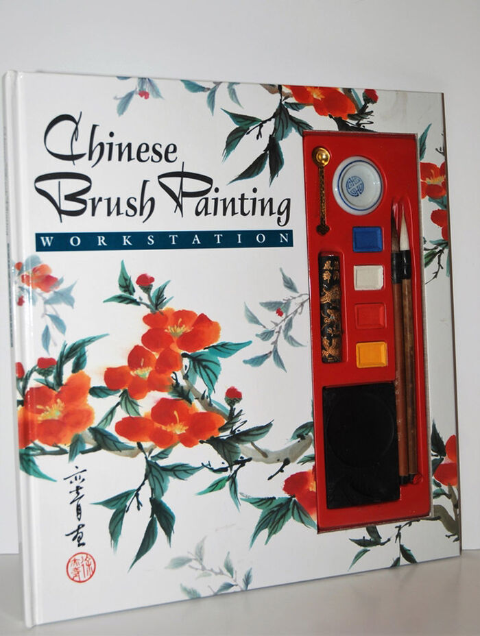 CHINESE BRUSH PAINTING WORKSTATION. Image