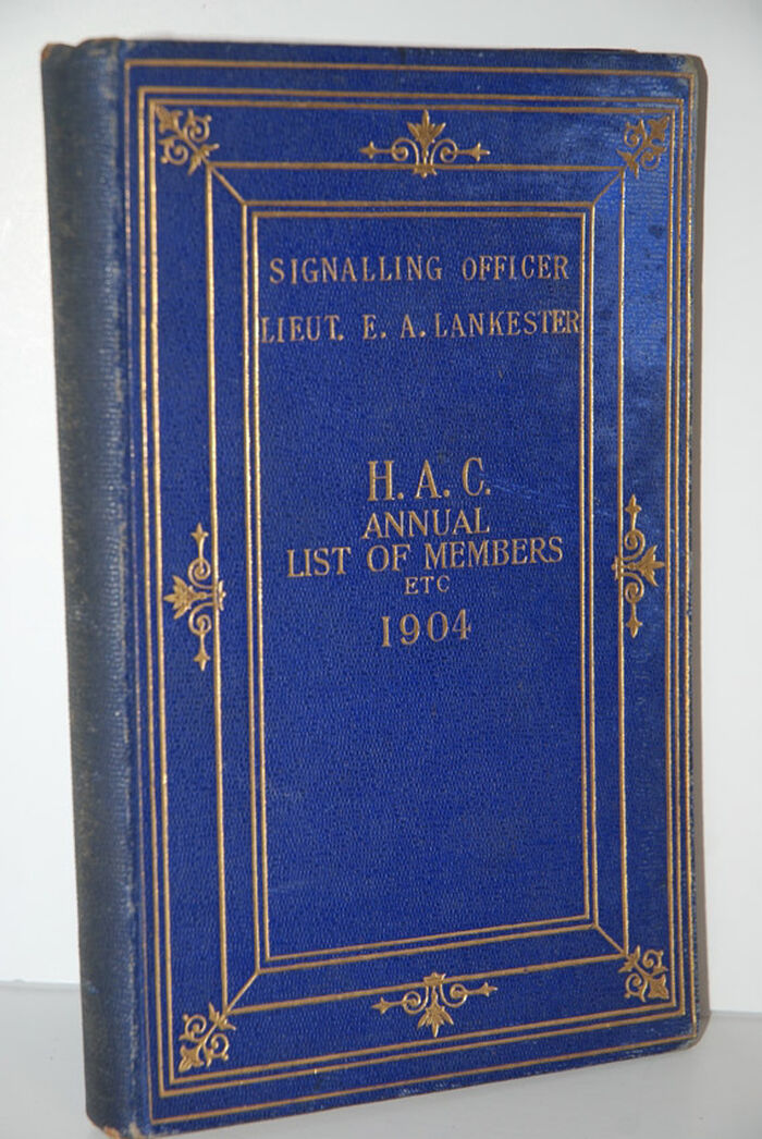 H. A. C. Annual List of Members Etc. 1904 Image