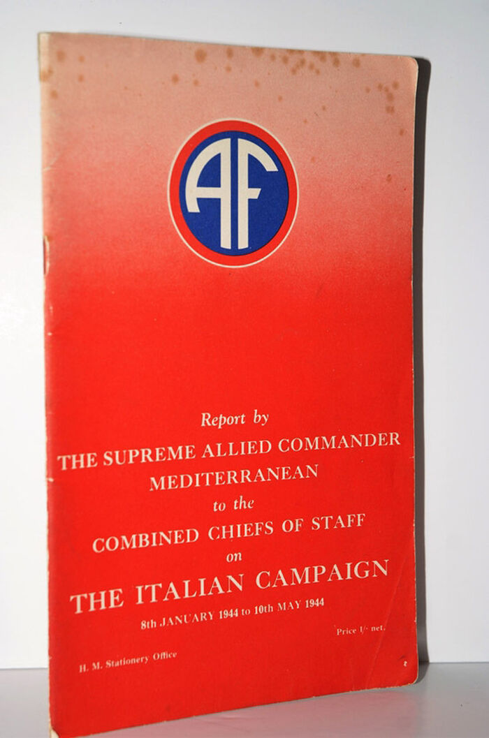 Report by the Supreme Allied Commander Mediterranean to the Combined Image