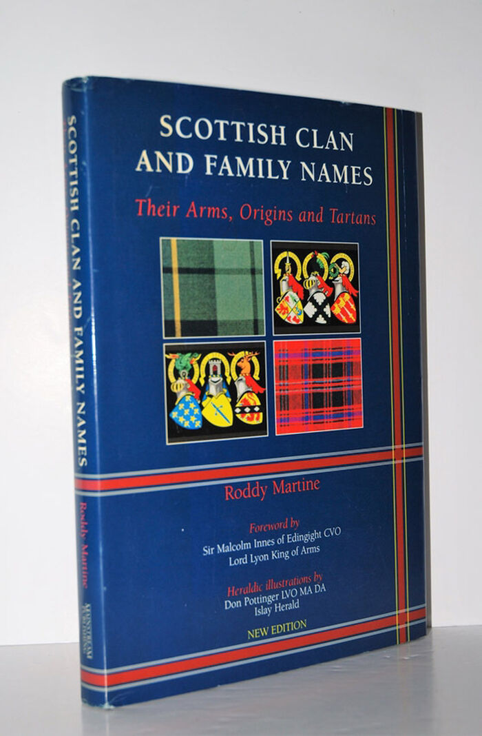 SCOTTISH CLAN and FAMILY NAMES, Their Arms , Origins and Tartans, New Image