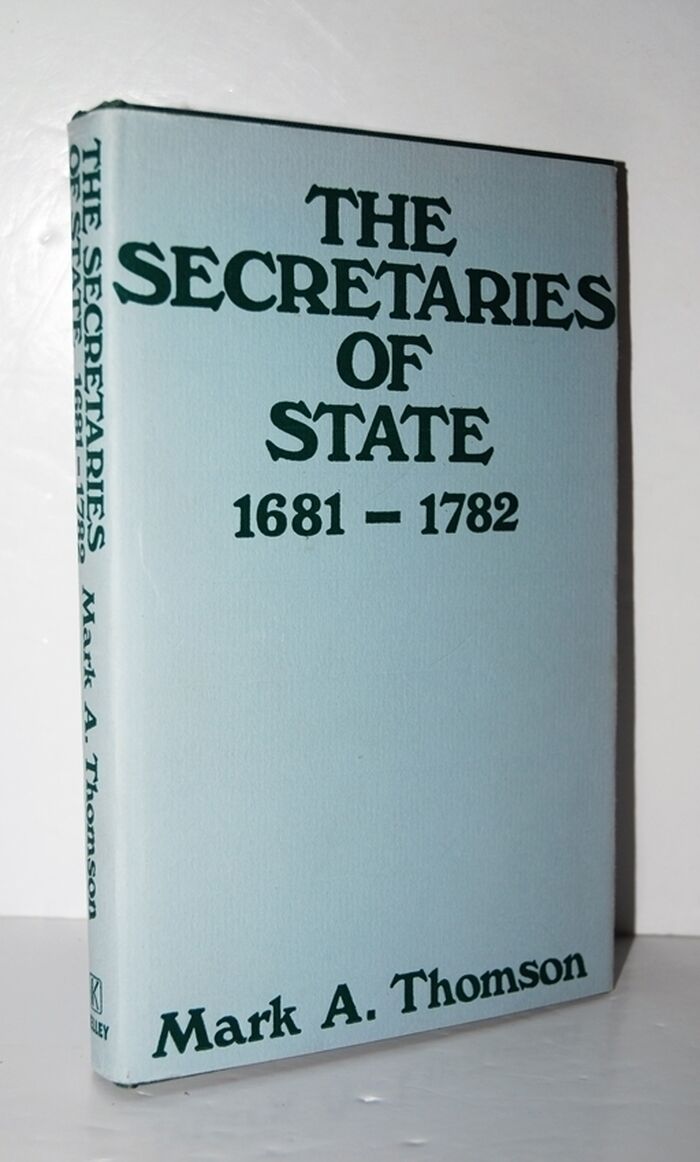 Secretaries of State 1681-1782 Image