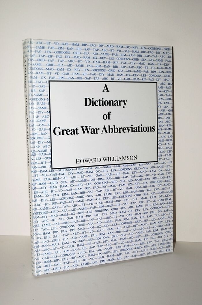 A Dictionary of Great War Abbreviations Image