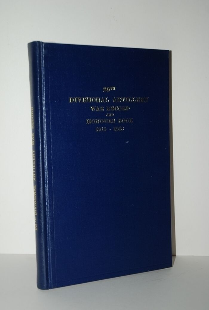 29Th Divisional Artillery, War Record and Honours Book 1915-1918. Image