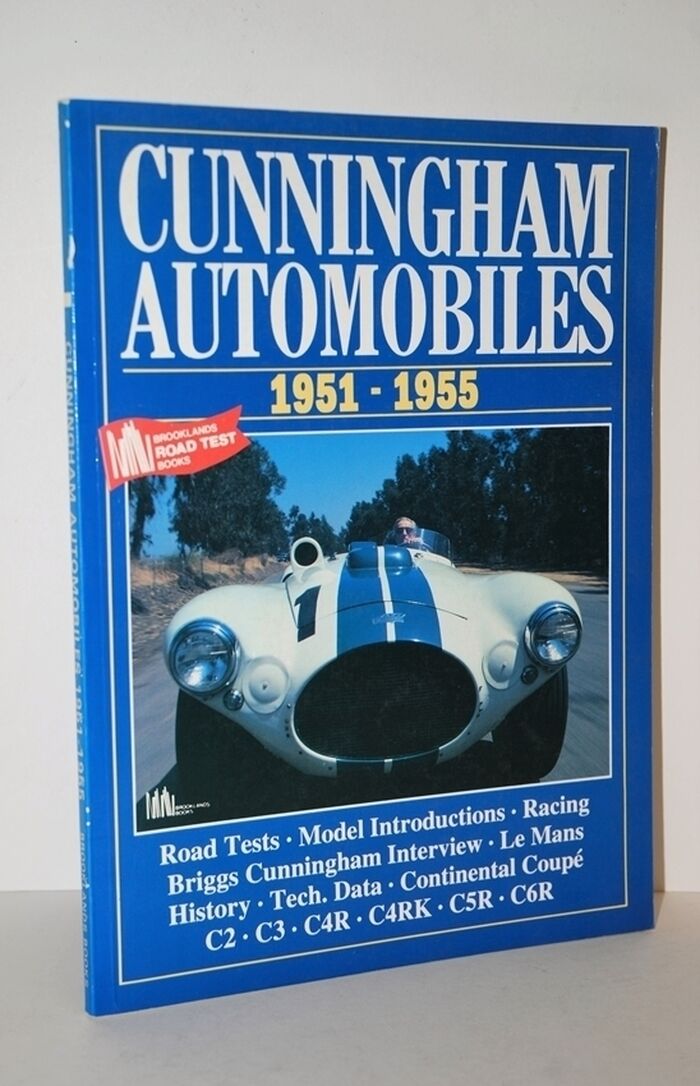 Cunningham Automobiles 1951-1955 Road Test Book Image
