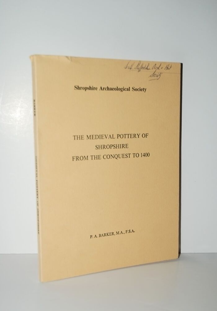The Medieval Pottery of Shropshire from the Conquest to 1400. Shropshire Image