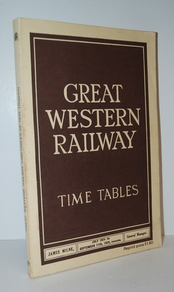 Great Western Railway Timetables 1932 Image