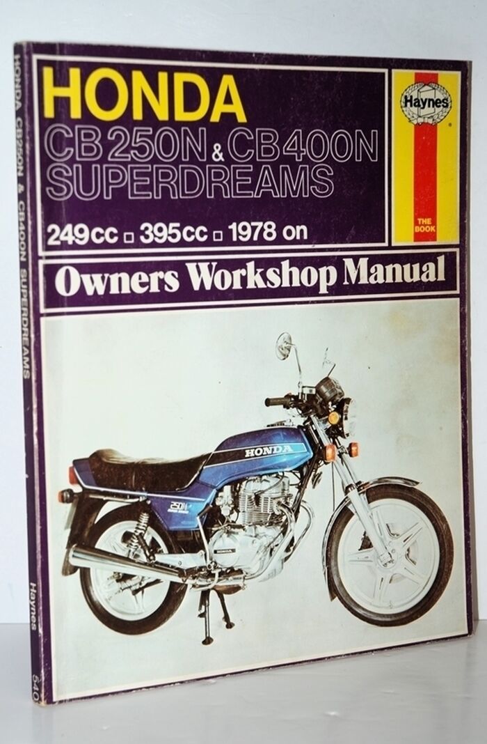 Honda CB250 and CB400 Superdreams Owner's Workshop Manual Image