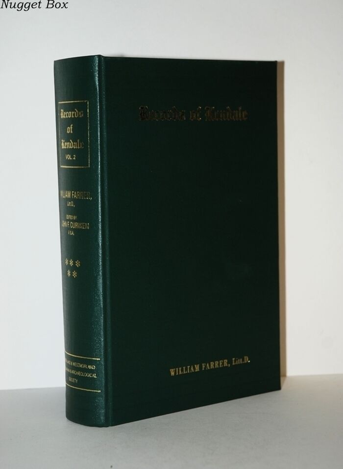 Records of the Barony of Kendal V. 2 Record Series Vol. 5 Image