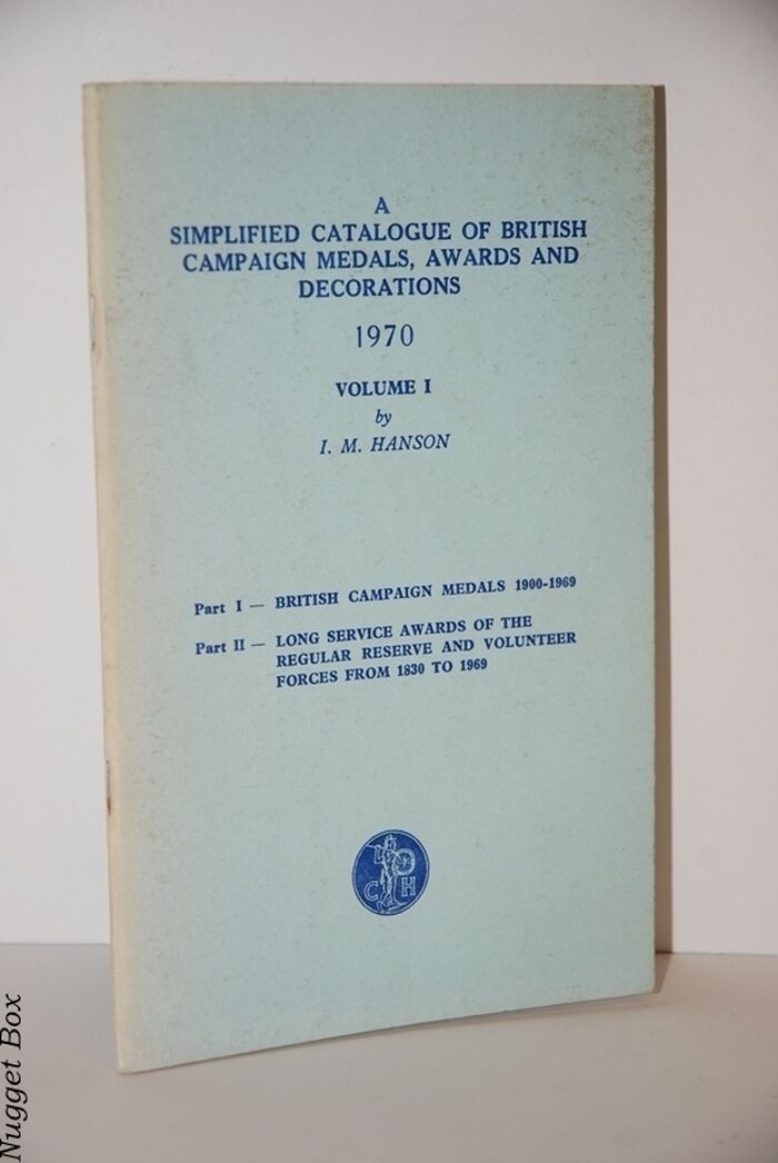 A Simplified Catalogue of British Campaign Medals, Awards and Decorations Image