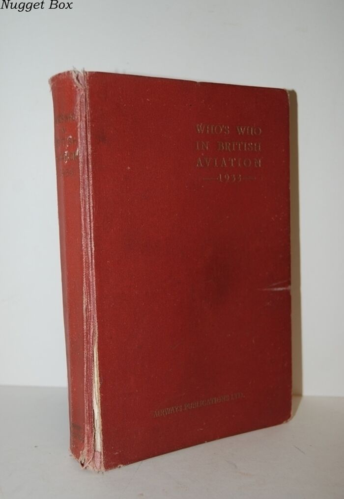 Who's Who in British Aviation 1933 Edition Image