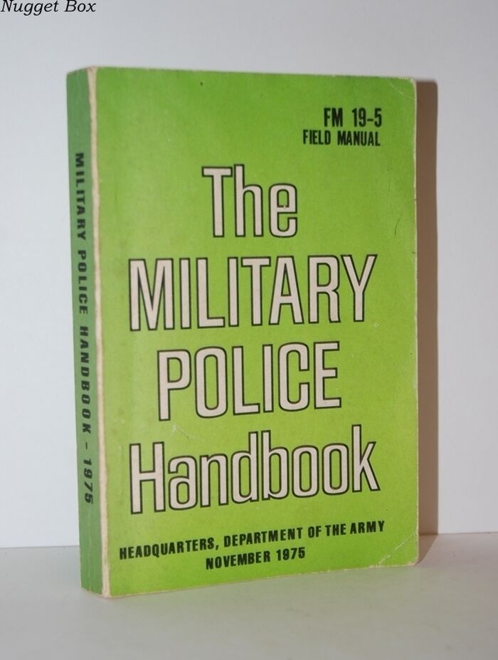 The Military Police Handbook November 1975 Headquaters, Department of the Image