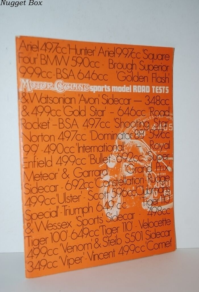 MOTOR CYCLING SPORTS MODEL ROAD TESTS Image
