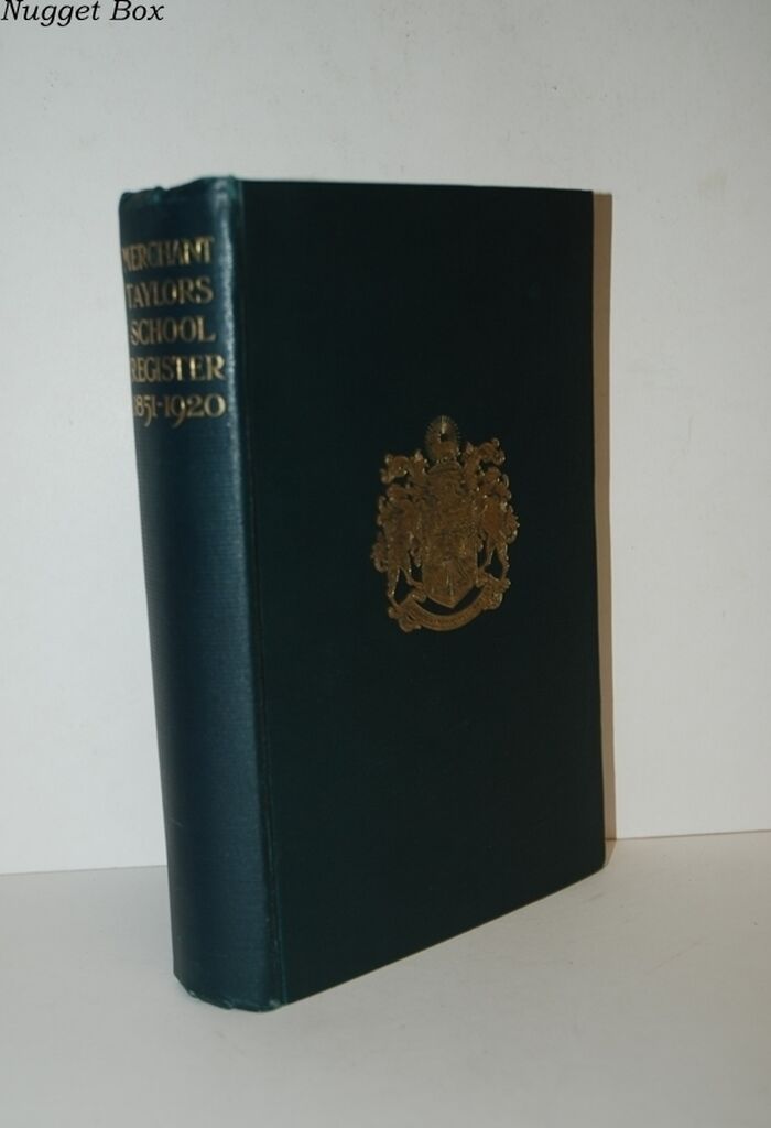 Merchant Taylors' School Register 1851-1920 Image