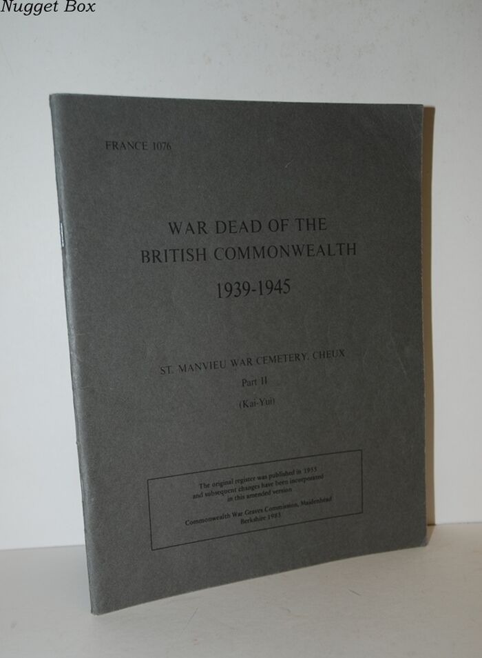 The War Dead of the Commonwealth St. Manvieu War Cemetery, Cheux Part II Image