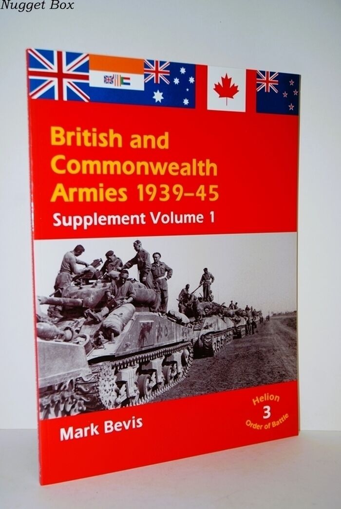 British & Commonwealth Armies 1939-45 Supplement Volume 1 Image