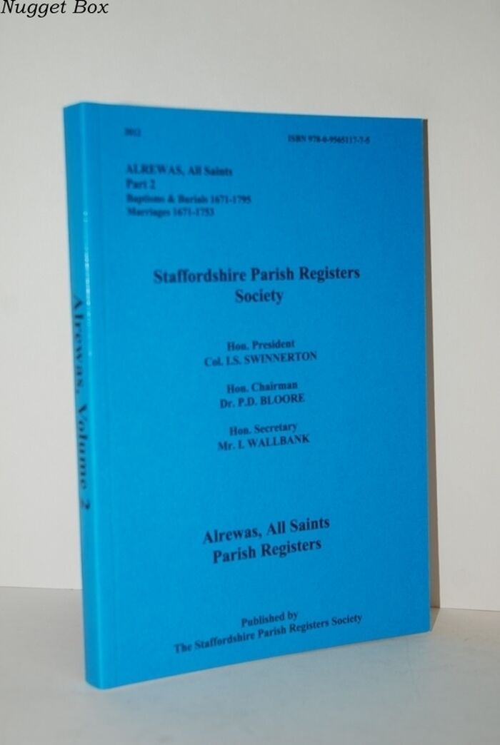 Alrewas, all Saints Part 2: Parish Register. Baptisms & Burials 1671-1795, Image