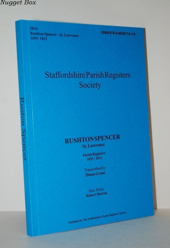 Rushton Spencer - St. Lawrence Parish Registers 1693-1812 Image