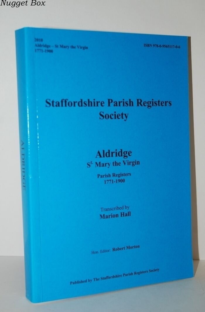 Aldridge, St. Mary the Virgin Parish Registers 1771-1900 Image