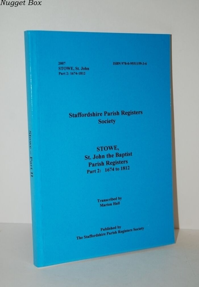 Stowe, St. John the Baptist Parish Registers: 1674 to 1812 Pt. 2 Image