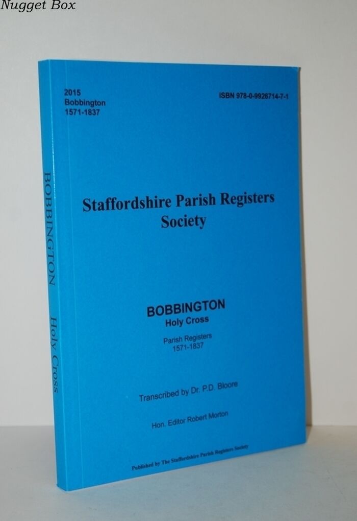 Bobbington Holy Cross Parish Registers 1571-1837 Image