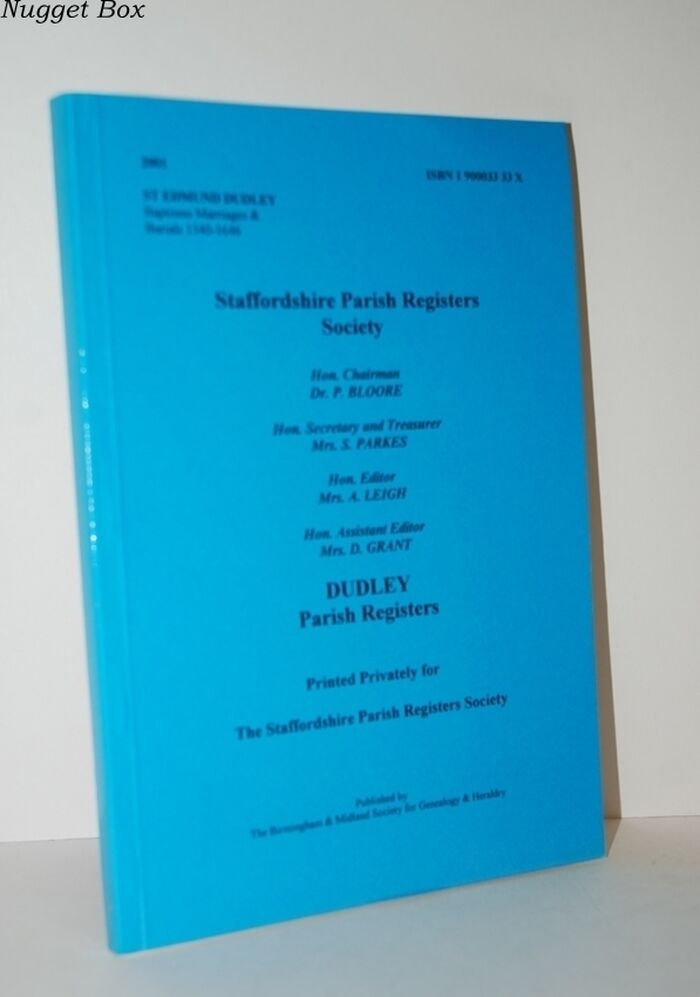 Dudley Parish Registers St. Edmund Baptisms, Marriages and Burials Image