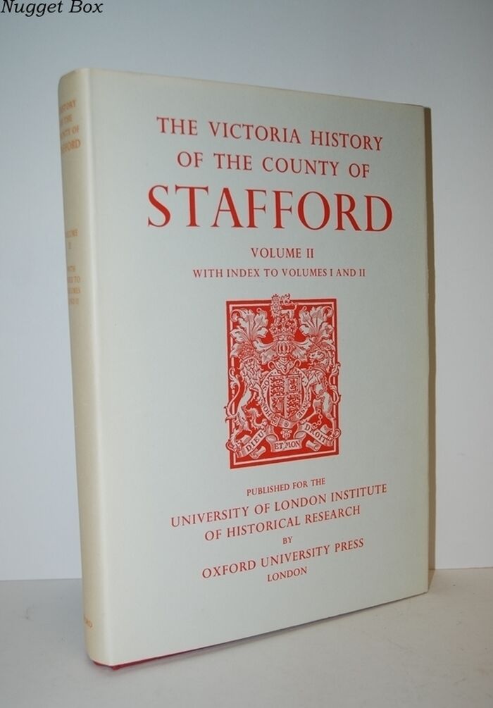A History of the County of Stafford Volume II with Index to Volumes I and Image
