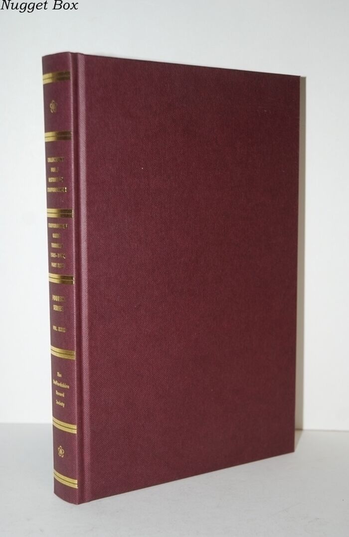 Staffordshire Glebe Terriers 1585-1884 Part 2: Lapley-Yoxall. 4th Series , Image