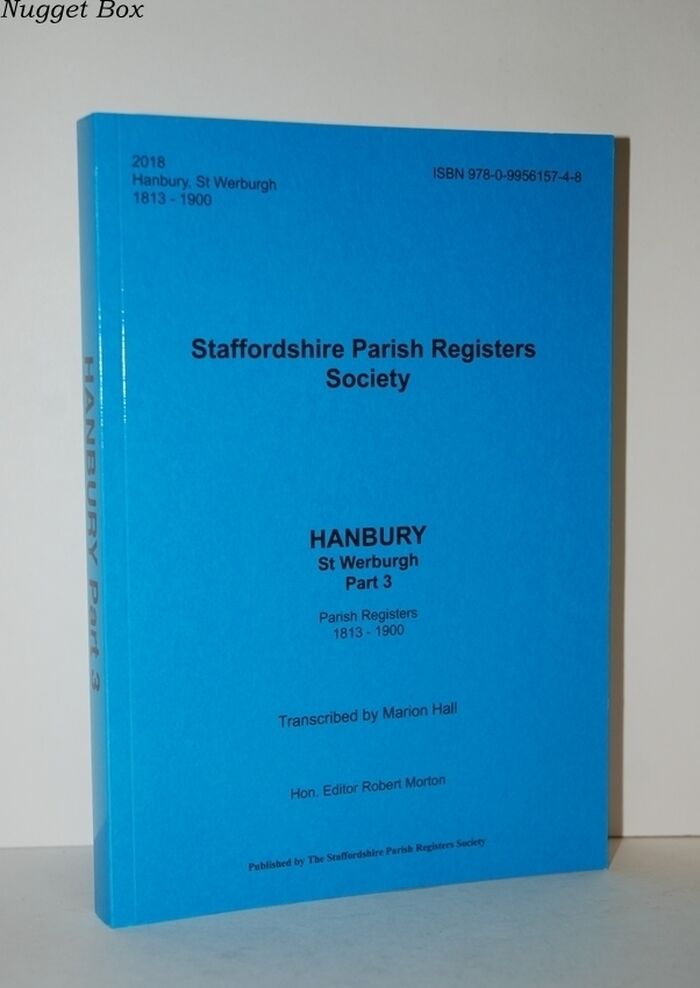 Hanbury, St. Werburgh Parish Part 3: Parish Registers 1813-1900 Image