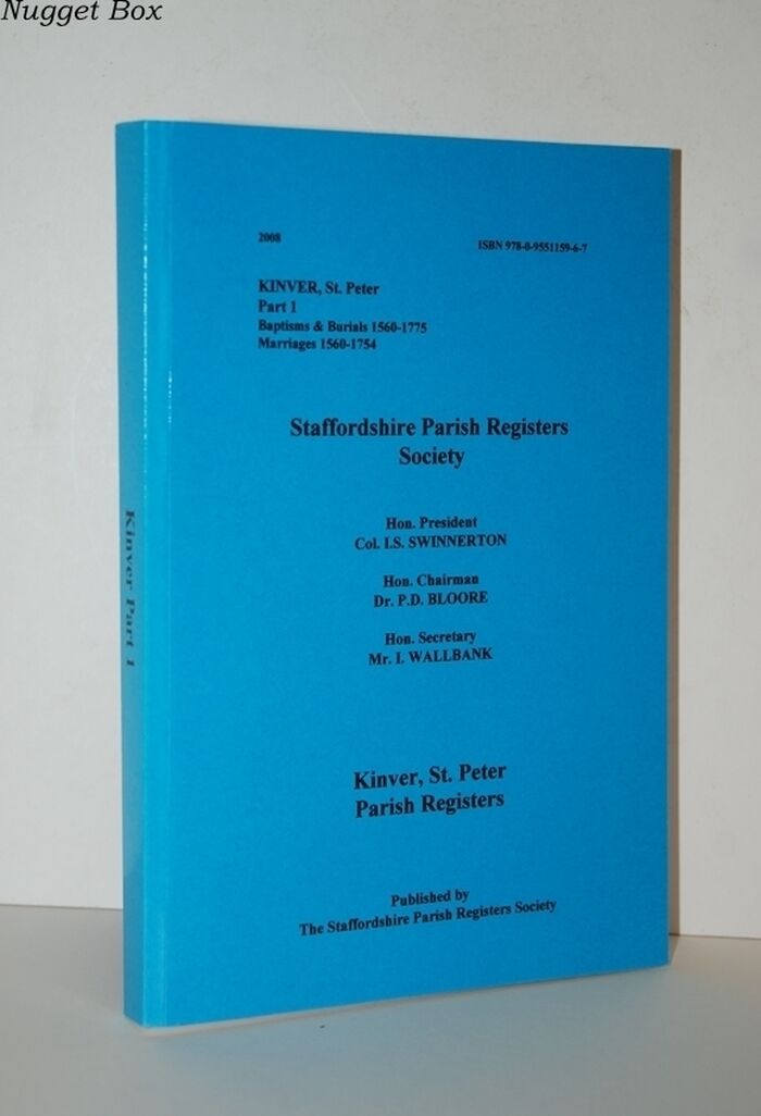 Kinver, St. Peter: Baptisms and Burials 1560-1775, Marriages 1560-1754 Image