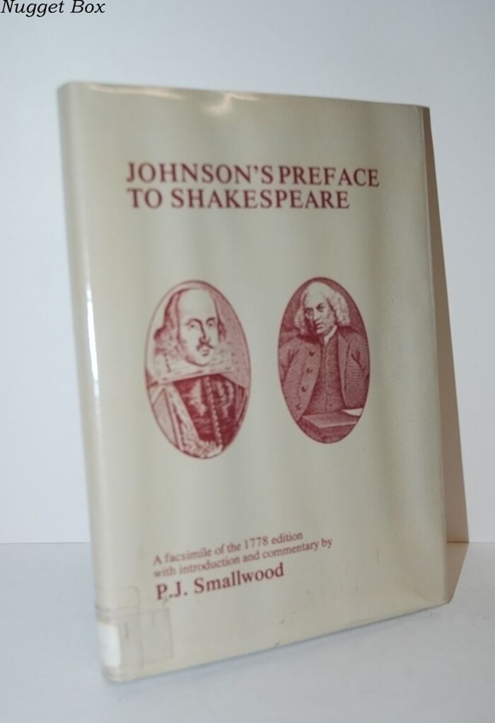 Johnson's Preface to Shakespeare Image