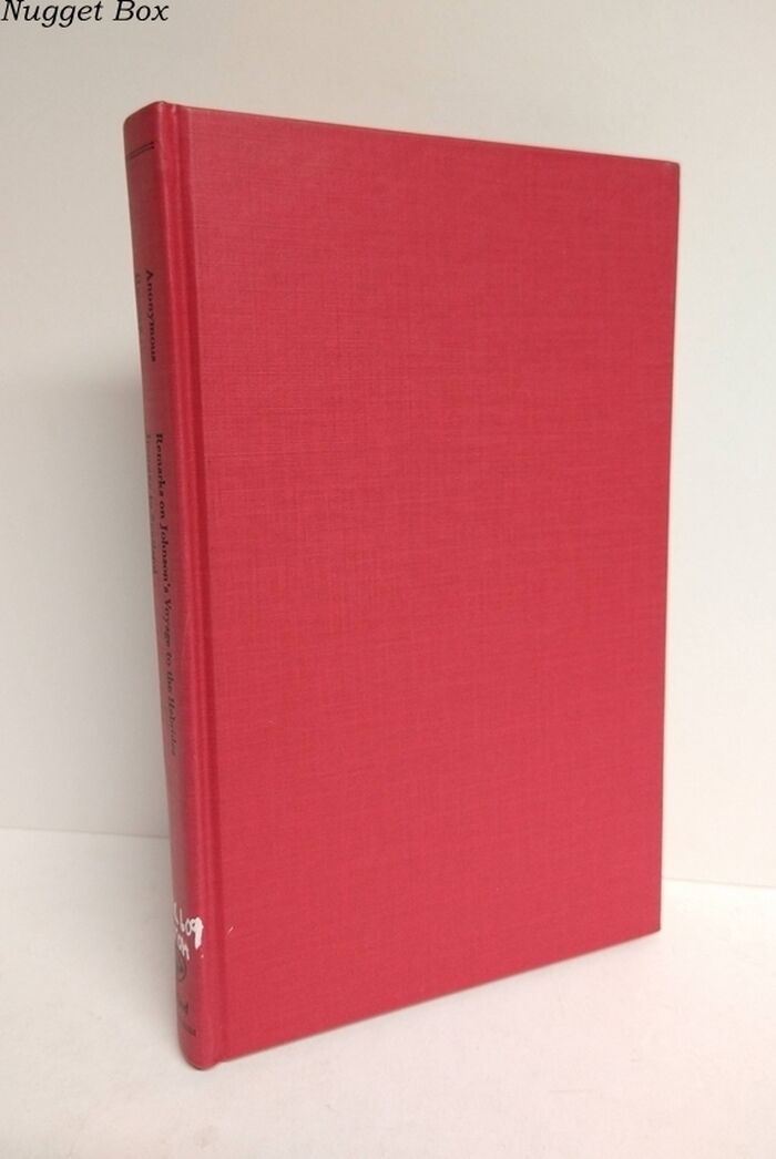 Johnsoniana VIII - Remarks on a Voyage to the Hebrides 1775 - Anonymous. a Image