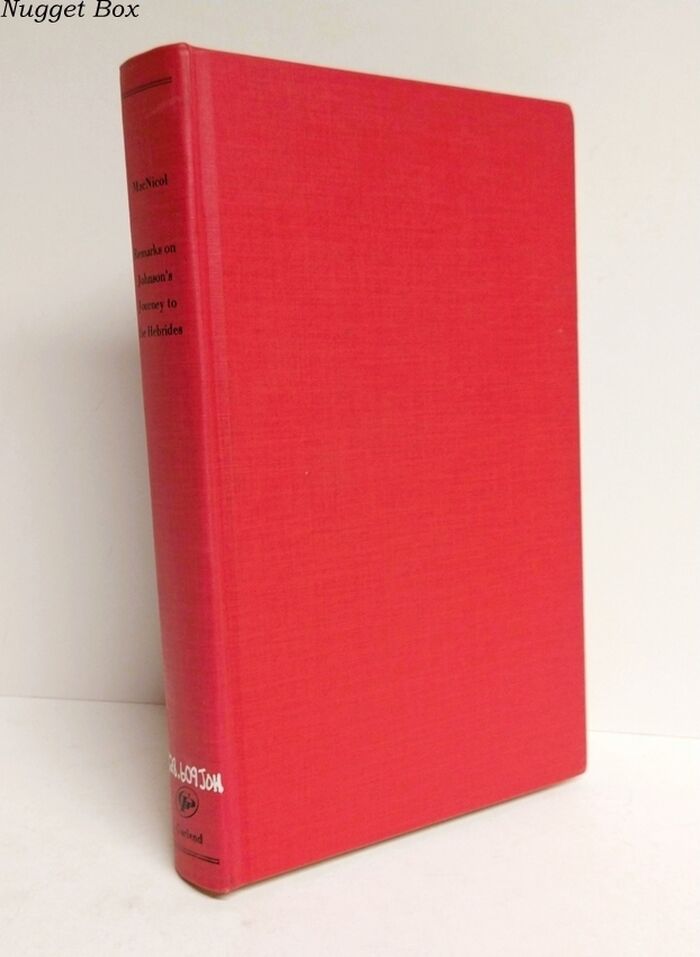 Johnsoniana IX - Remarks on Dr Samuel Johnson's Journey to the Hebrides Image