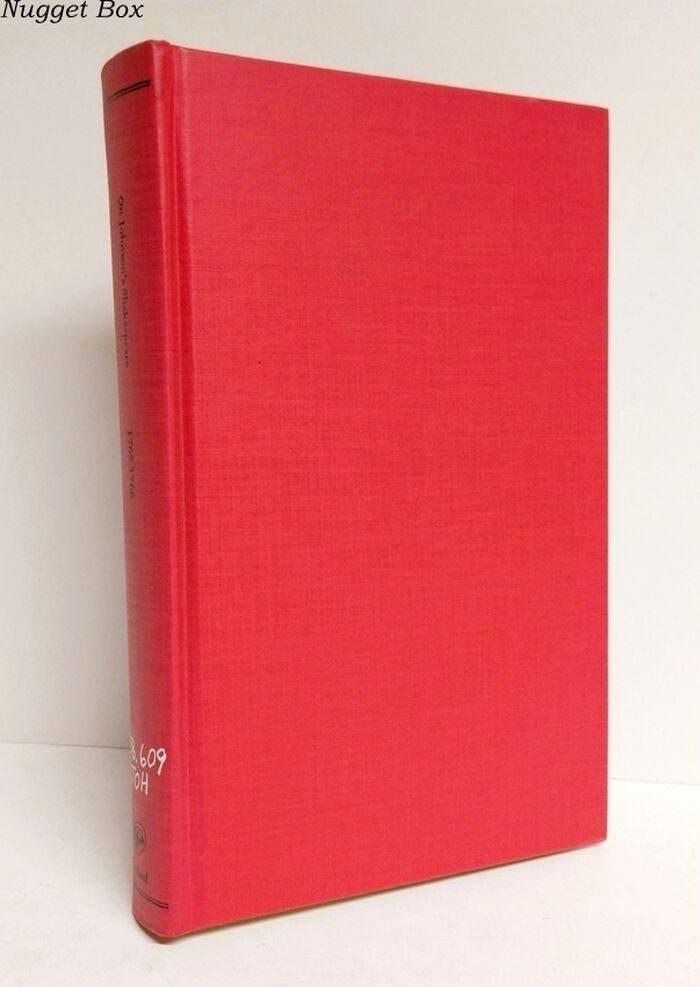 Johnsoniana II - on Johnson's Shakespeare 1765-1766 Image
