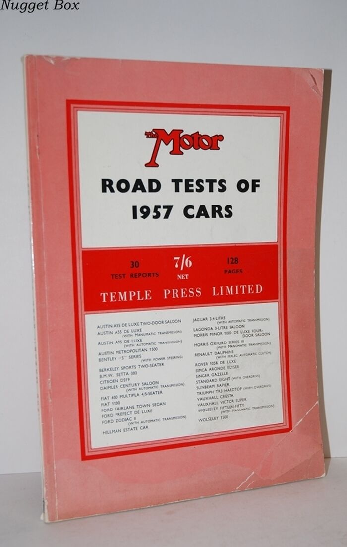The Motor Road Tests of 1957 Cars Image