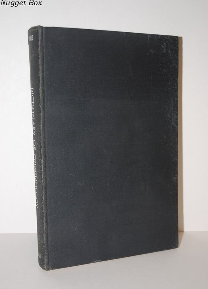 Dictionary of Criminology Image