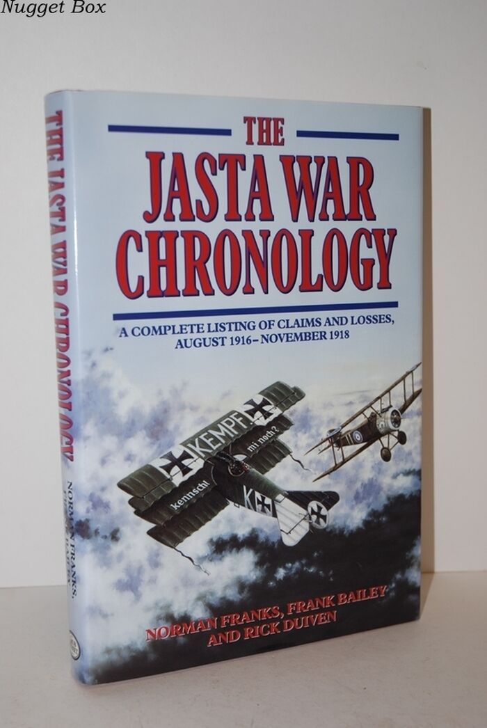 The Jasta War Chronology; A Complete Listing of Claims and Losses, August Image
