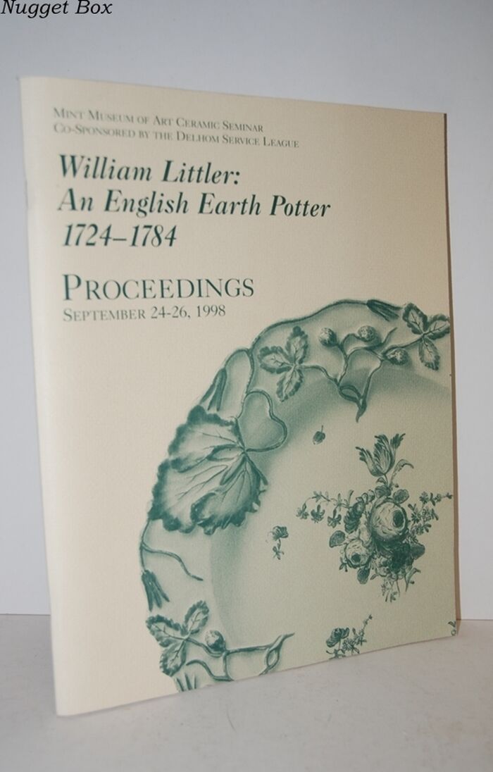 William Littler: an English Earth Potter 1724-1984; Proceedings September Image