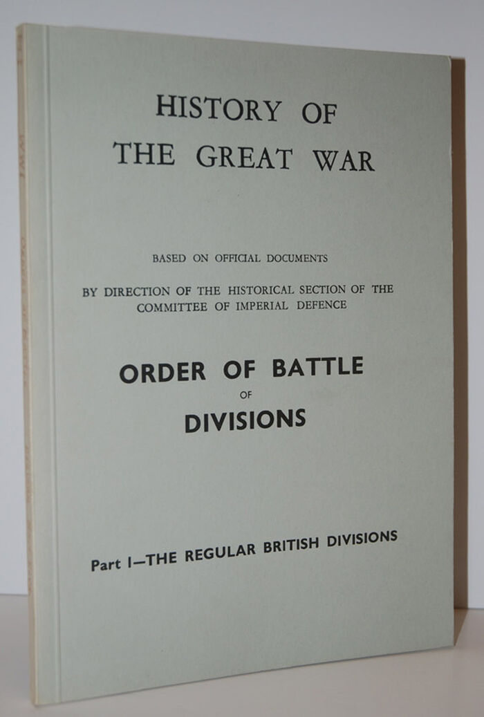 History of the Great War Based on Official Documents - Order of Battle Image