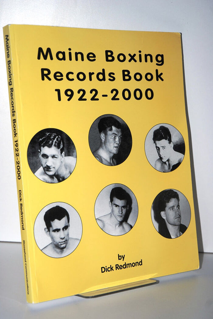 Maine boxing records book, 1922-2000 Image
