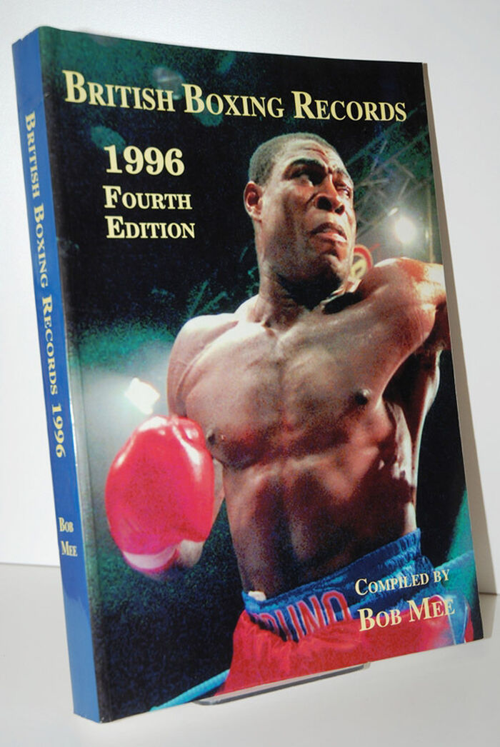 British Boxing Records 1996. Fourth Edition. Image
