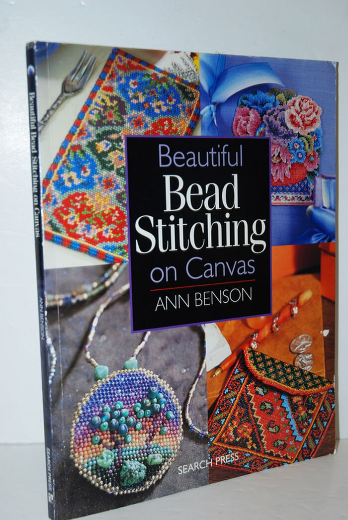Beautiful Bead Stitching on Canvas Image