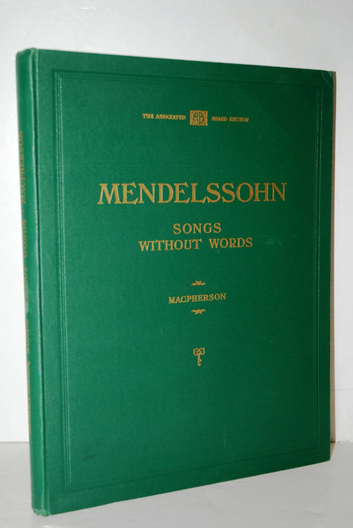 Mendelssohn Songs Without Words Lieder Ohne Worte Image