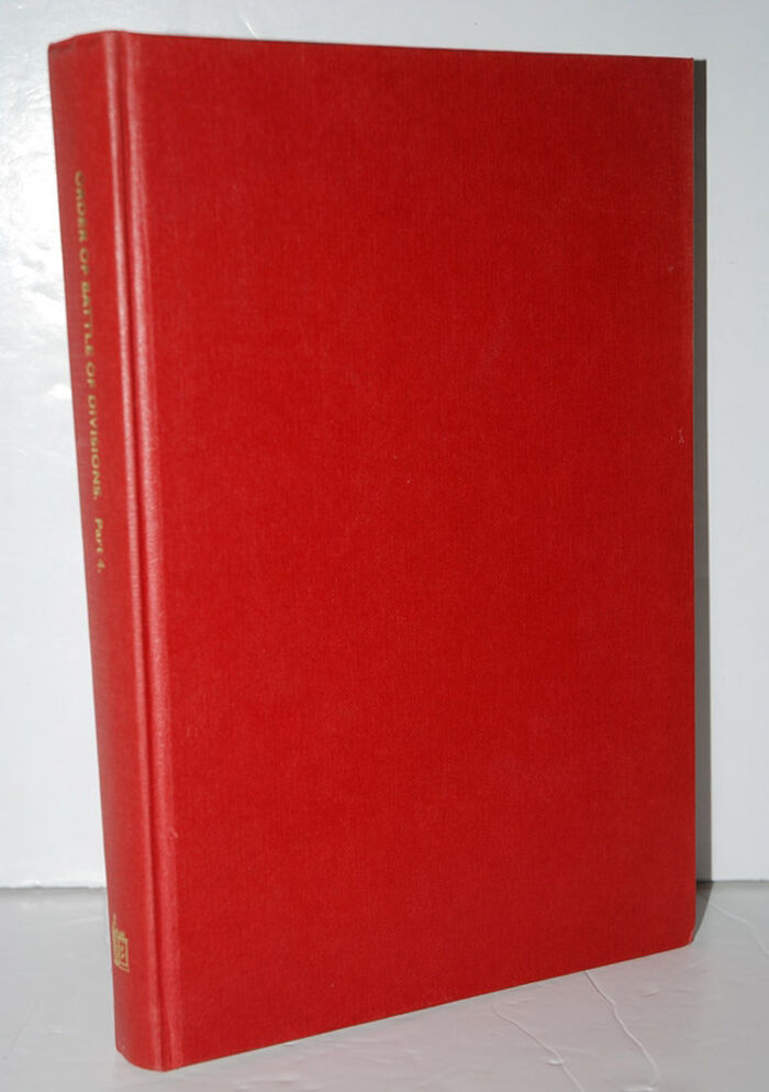 History of the Great War Part 4 Pt. 4: Order of Battle of Divisions Image