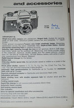 Leitz - Leica General Catalogue of Photographic Equipment 1974 Additional Image