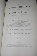 The Feudal History of the County of Derby; Additional Image