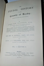 The Feudal History of the County of Derby; Additional Image