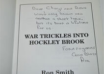 War Trickles Into Hockley Brook Additional Image