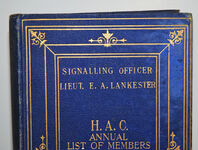 H. A. C. Annual List of Members Etc. 1904 Additional Image