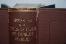 Admissions to the College of St. John the Evangelist in the University of Additional Image