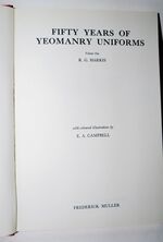 By Ronald George Harris Fifty Years of Yeomanry Uniforms Additional Image